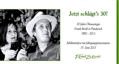 30 Jahre Ökoweingut Brohl